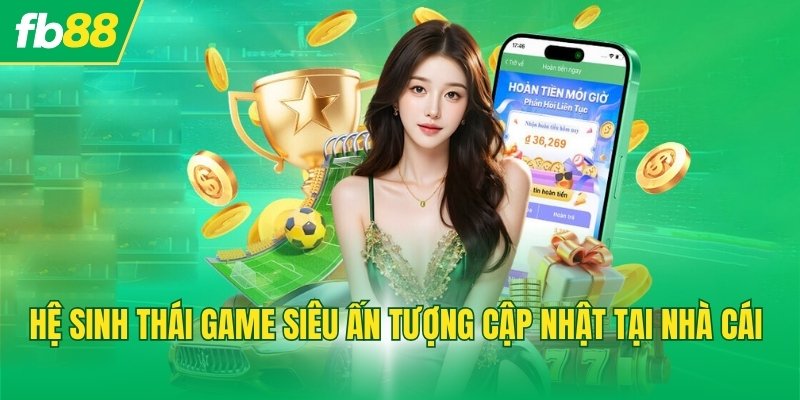 Hệ sinh thái game siêu ấn tượng cập nhật tại nhà cái